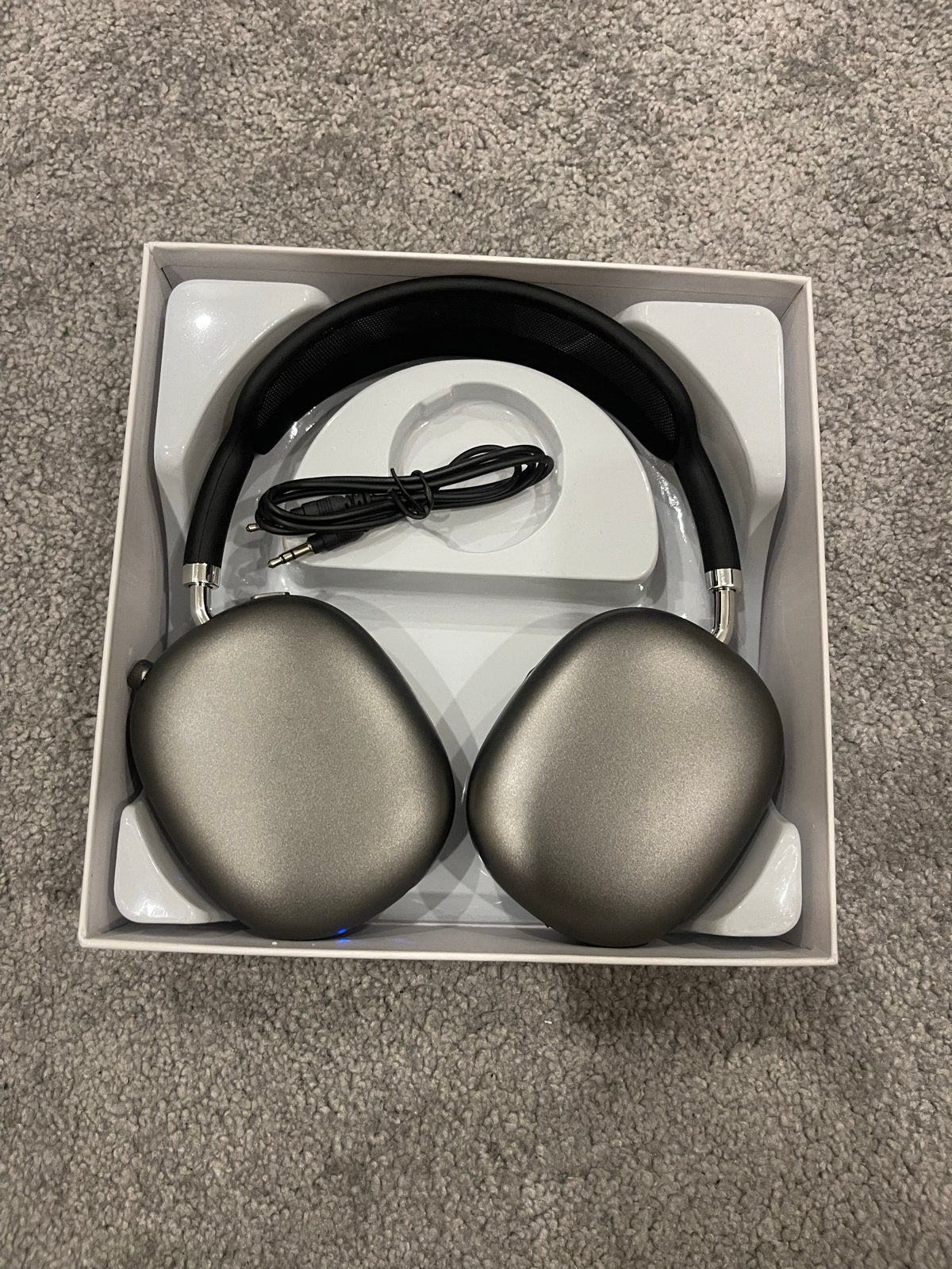 Gloednieuwe Koptelefoon - Nooit Gedragen, Nieuw, Over-ear, Grijs, Draadloos