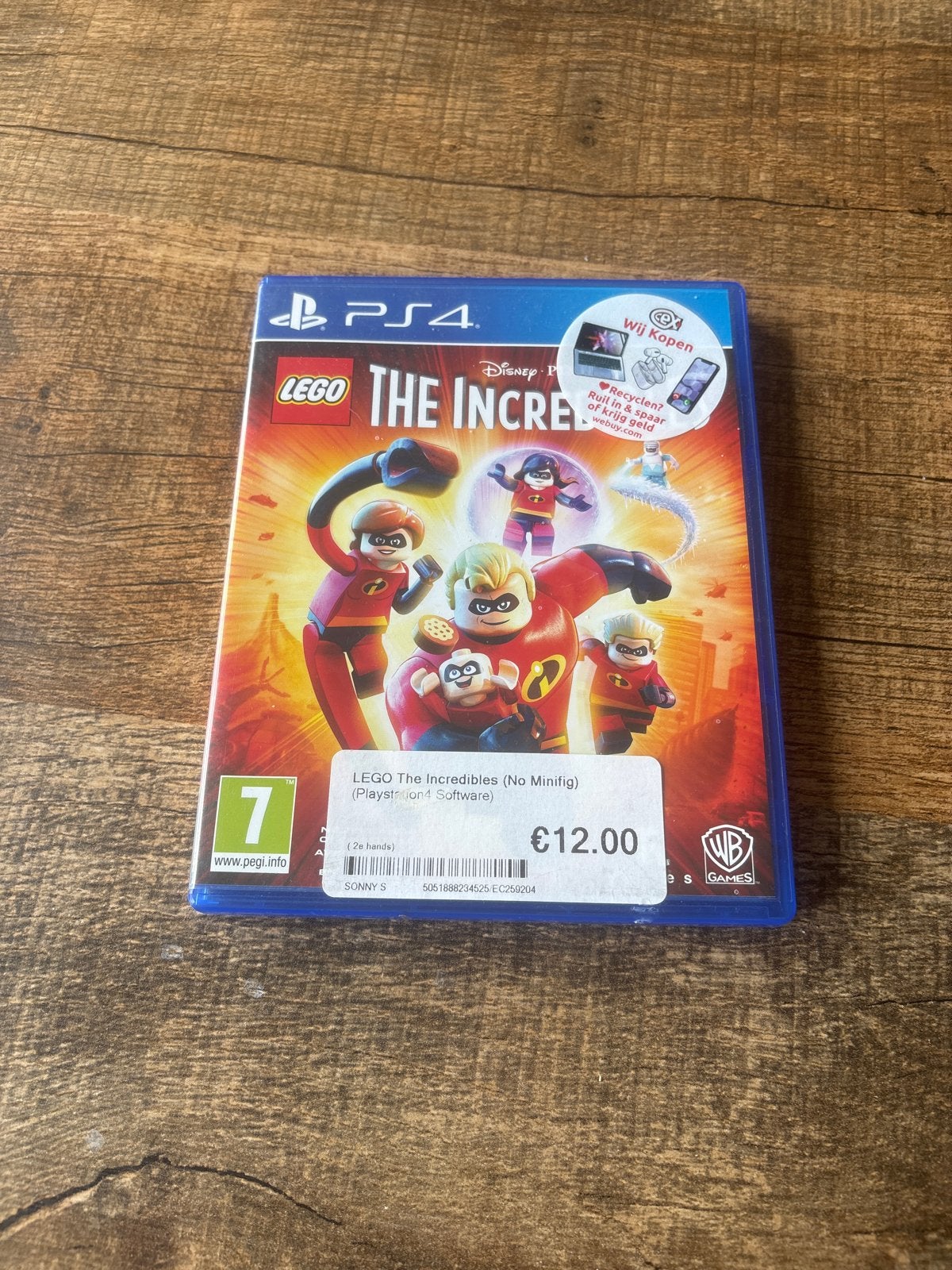 LEGO The Incredibles PS4 - Avontuurlijk familiespel, Gebruikt, 2 spelers, Eén computer, Vanaf 7 jaar