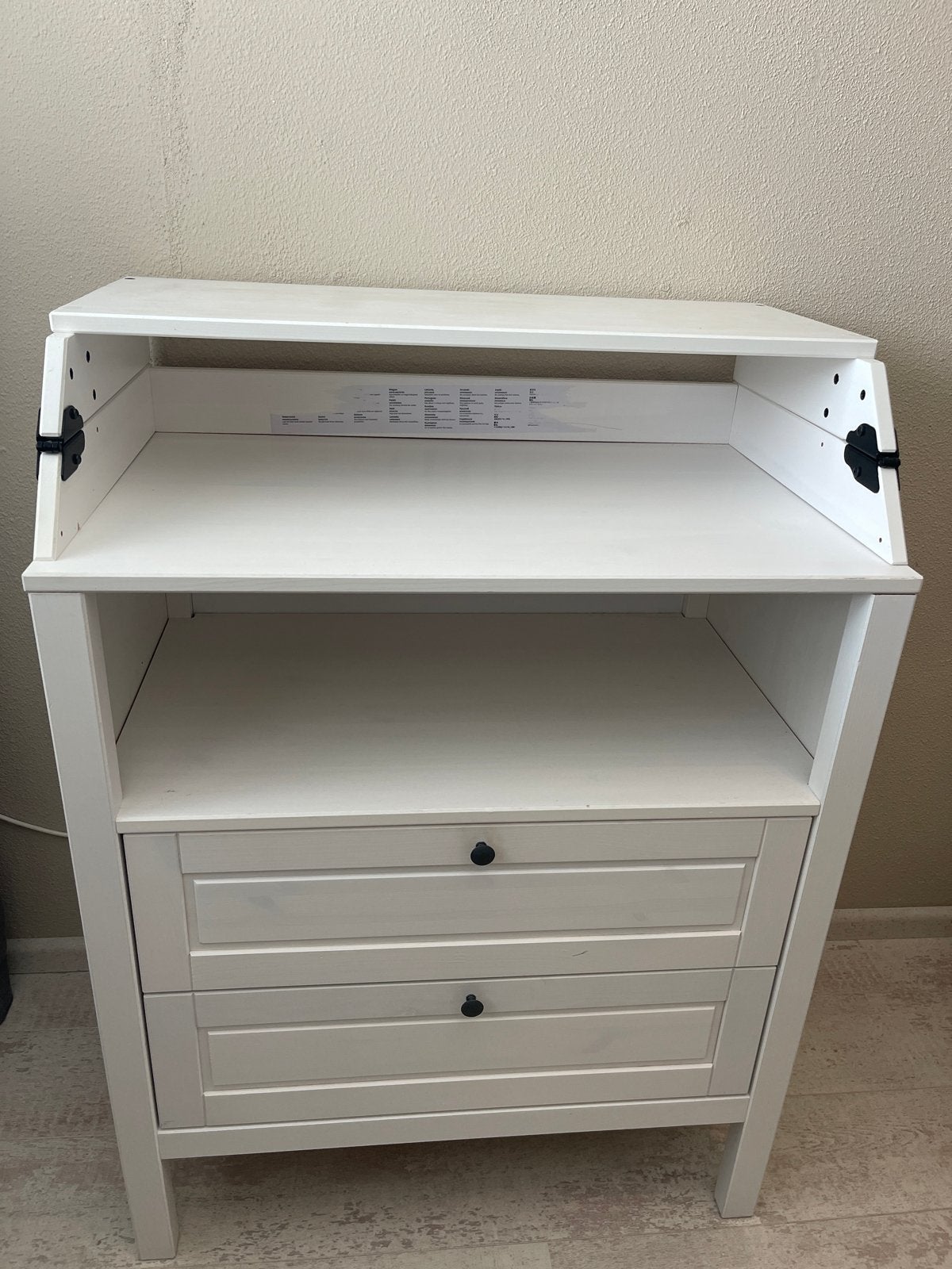 IKEA sundvik commode wit, Ophalen, Gebruikt, 70 cm of meer, 75 tot 100 cm