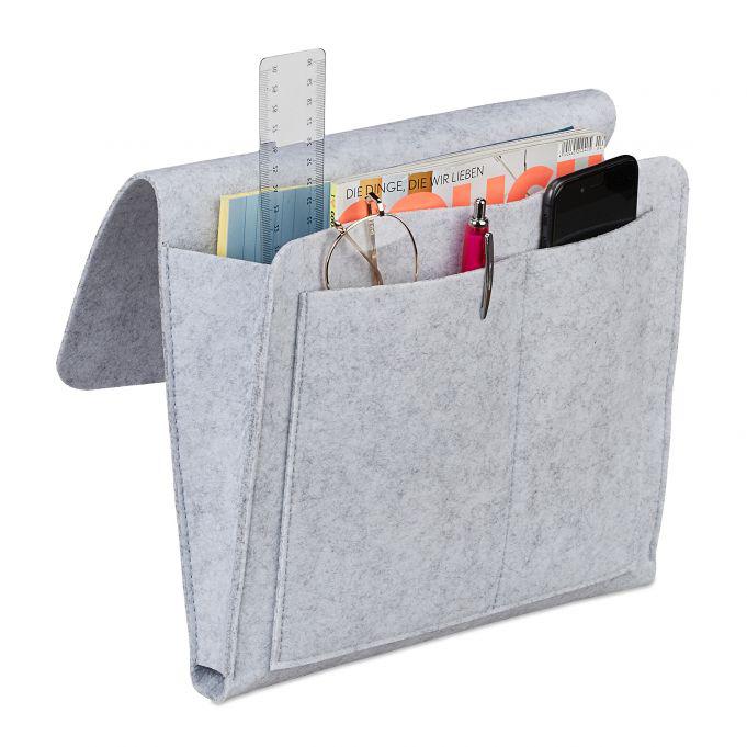 Bed organizer grijs vilt, Ophalen of Verzenden, Nieuw