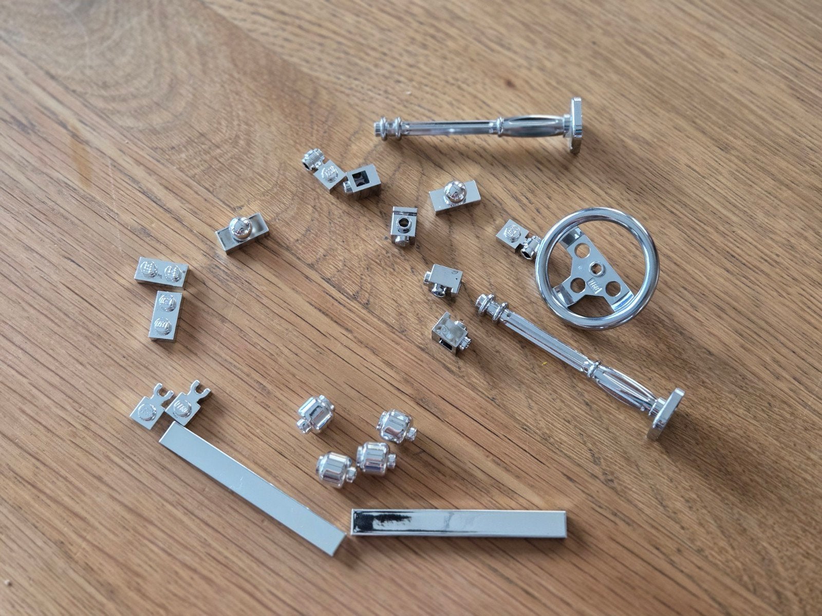 lego partij onderdelen chrome metalized silver, Ophalen of Verzenden, Zo goed als nieuw, Accessoire, Lego