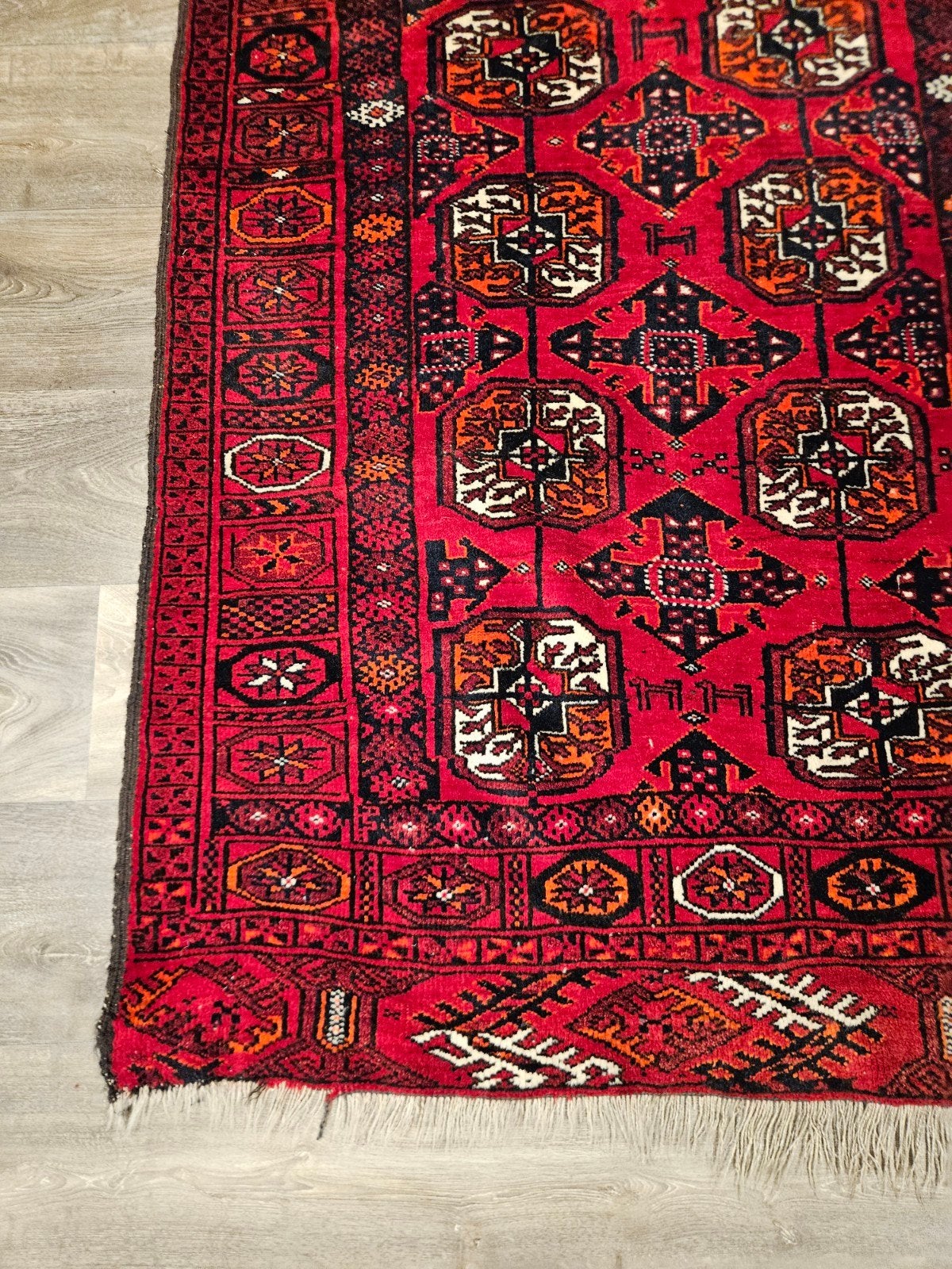 Afghaans Handgeknoopt Tapijt. prachtige kleuren, Afghaans, 100 tot 150 cm, 200 cm of meer