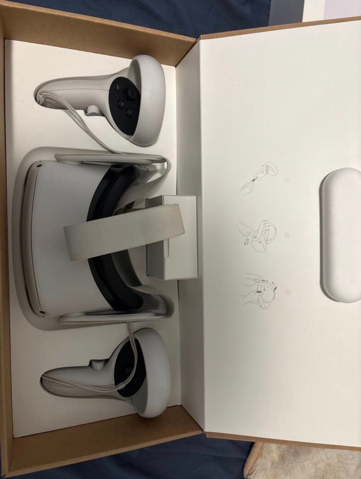 Meta Quest 2 VR-bril 128 GB, Ophalen of Verzenden, Zo goed als nieuw, VR-bril, Overige platformen