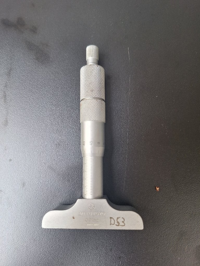 Mitutoyo 128-103 diepte schroefmaat, Ophalen of Verzenden, Gebruikt