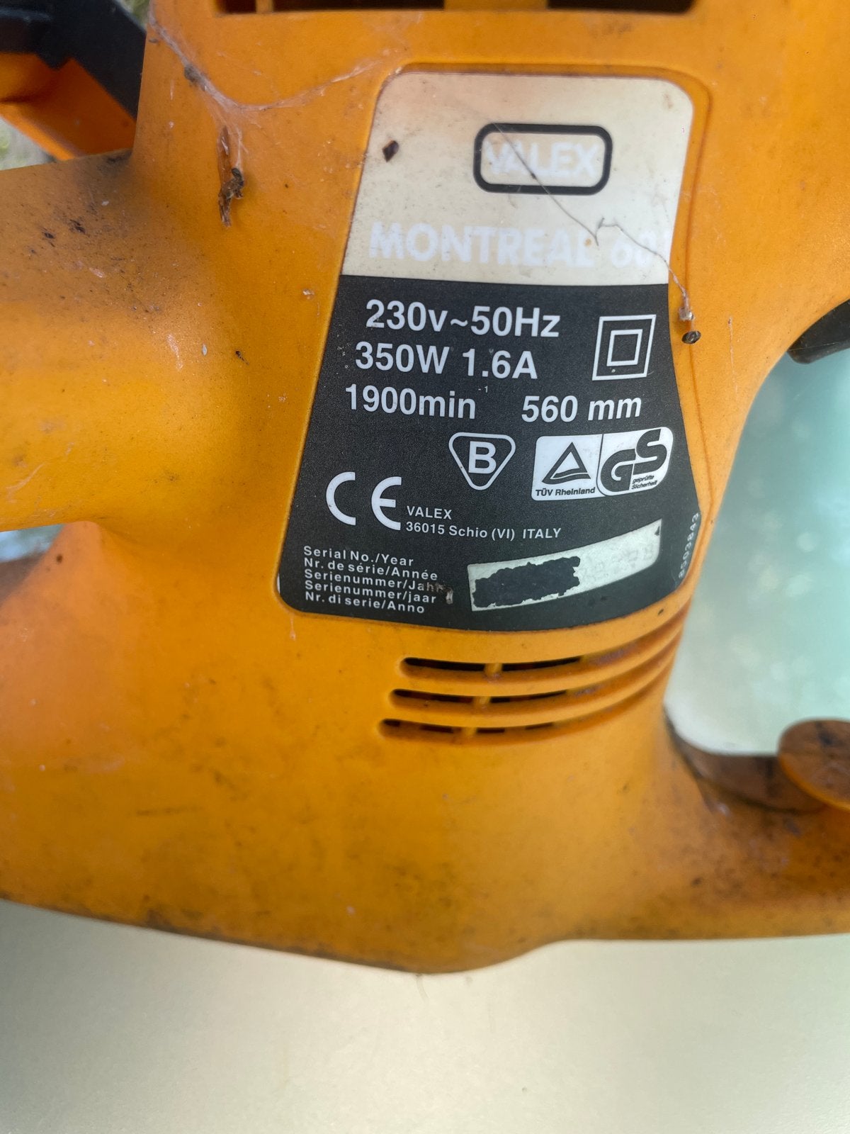 Valex Montreador elektrische heggenschaar 560mm, Ophalen of Verzenden, Gebruikt, Elektrisch