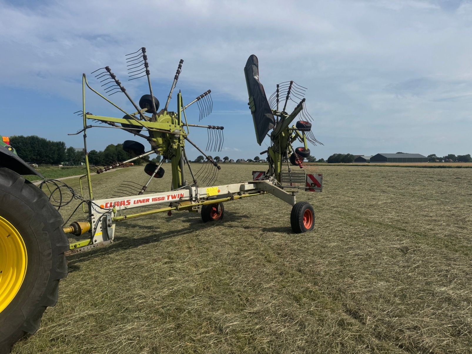 Claas liner 1550 twin dubbele hark, zwadhark ,midibalenpers, Ophalen, Oogstmachine