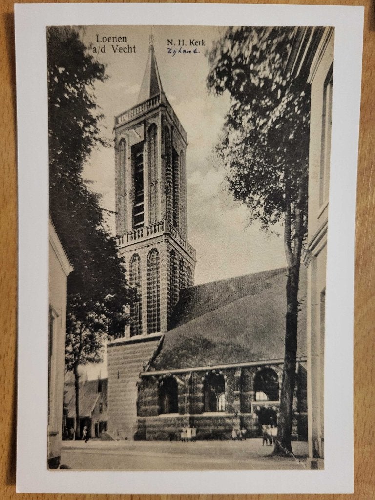 ansicht Loenen a/d Vecht Kerk, Ophalen of Verzenden, Voor 1920, Utrecht