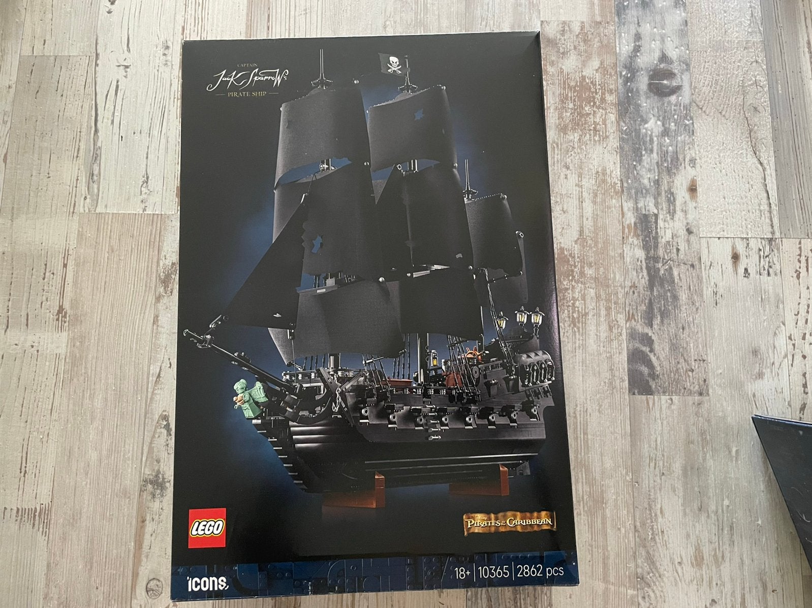 Lego Captain Jack Sparrows pirate ship lege doos, Kinderen en Baby's, Speelgoed | Duplo en Lego, Ophalen, Zo goed als nieuw
