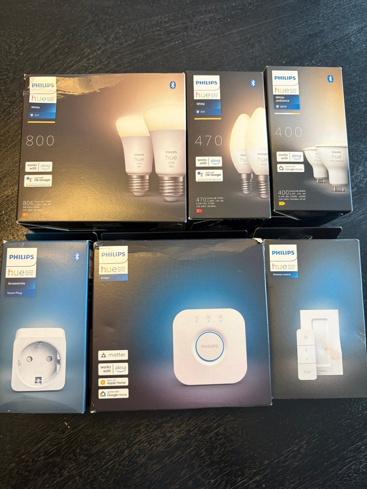 Philips Hue pakket – nieuw in doos, Ophalen, Led-lamp, Philips Hue, E27 (groot)