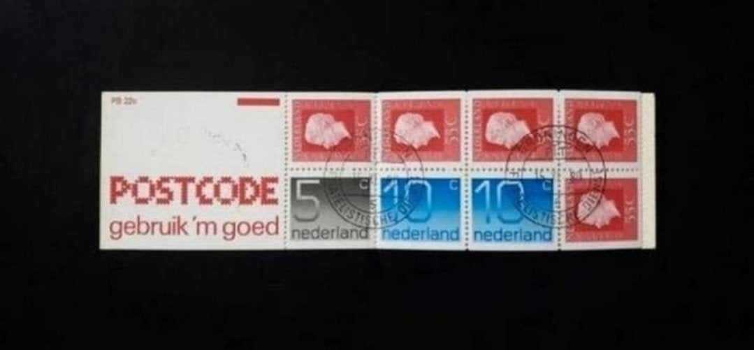 Postzegelboekje PB 22c gestempeld, Postzegels en Munten, Postzegels | Nederland, Ophalen of Verzenden