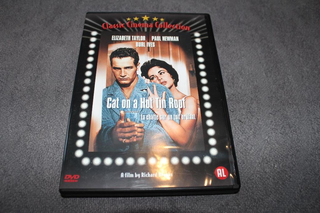 DVD Cat on a Hot Tin Roof, Gebruikt, Alle leeftijden, Drama, Ophalen of Verzenden