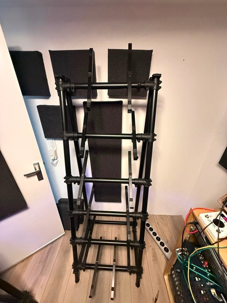 Jaspers 6D-53 Custom 19" synth/Drumcomputer rack, Ophalen, Gebruikt, Instrumentstandaard, Keyboard of Synthesizer