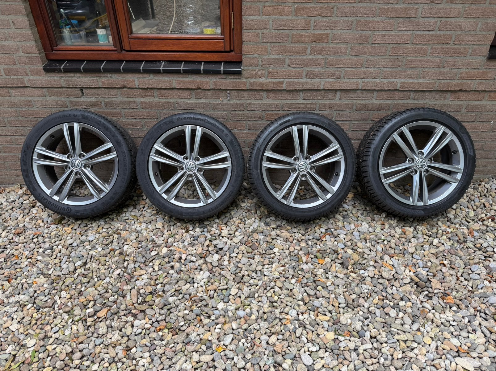 Velgen originele 17 inch volkswagen caddy, Ophalen, Gebruikt, Banden en Velgen, 17 inch
