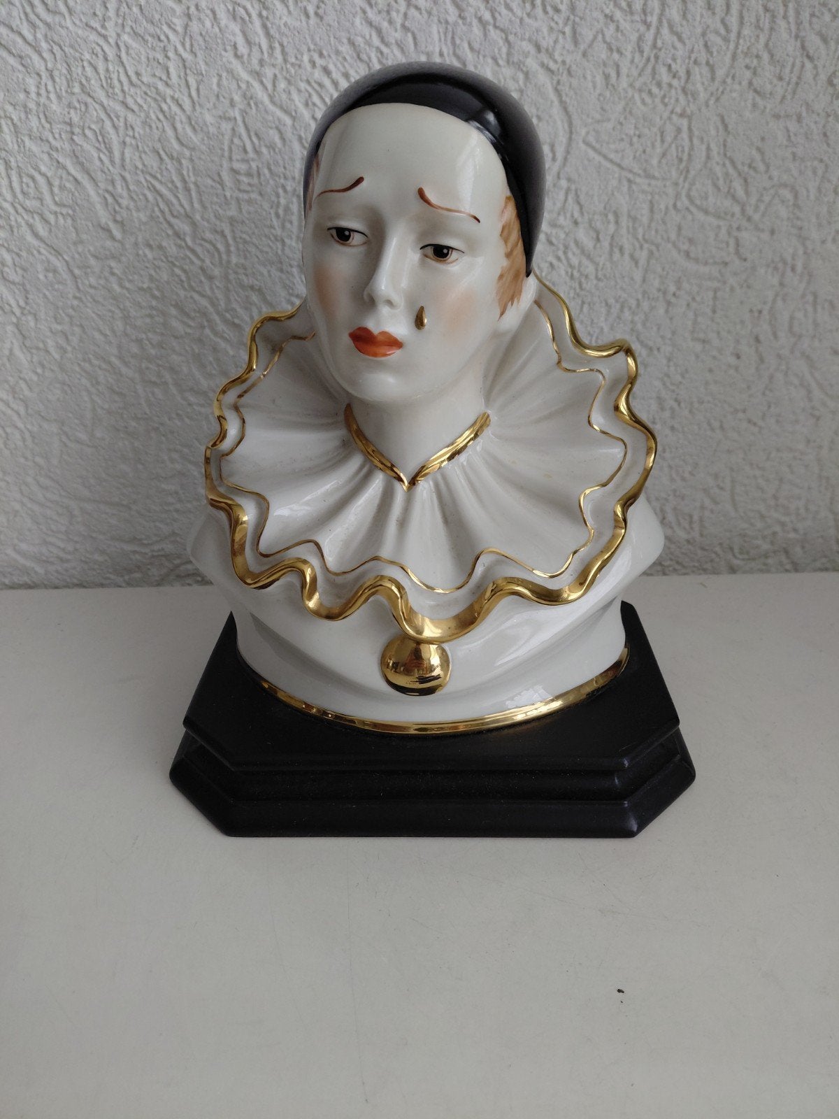 vintage Pierrot buste, Antiek en Kunst, Ophalen of Verzenden