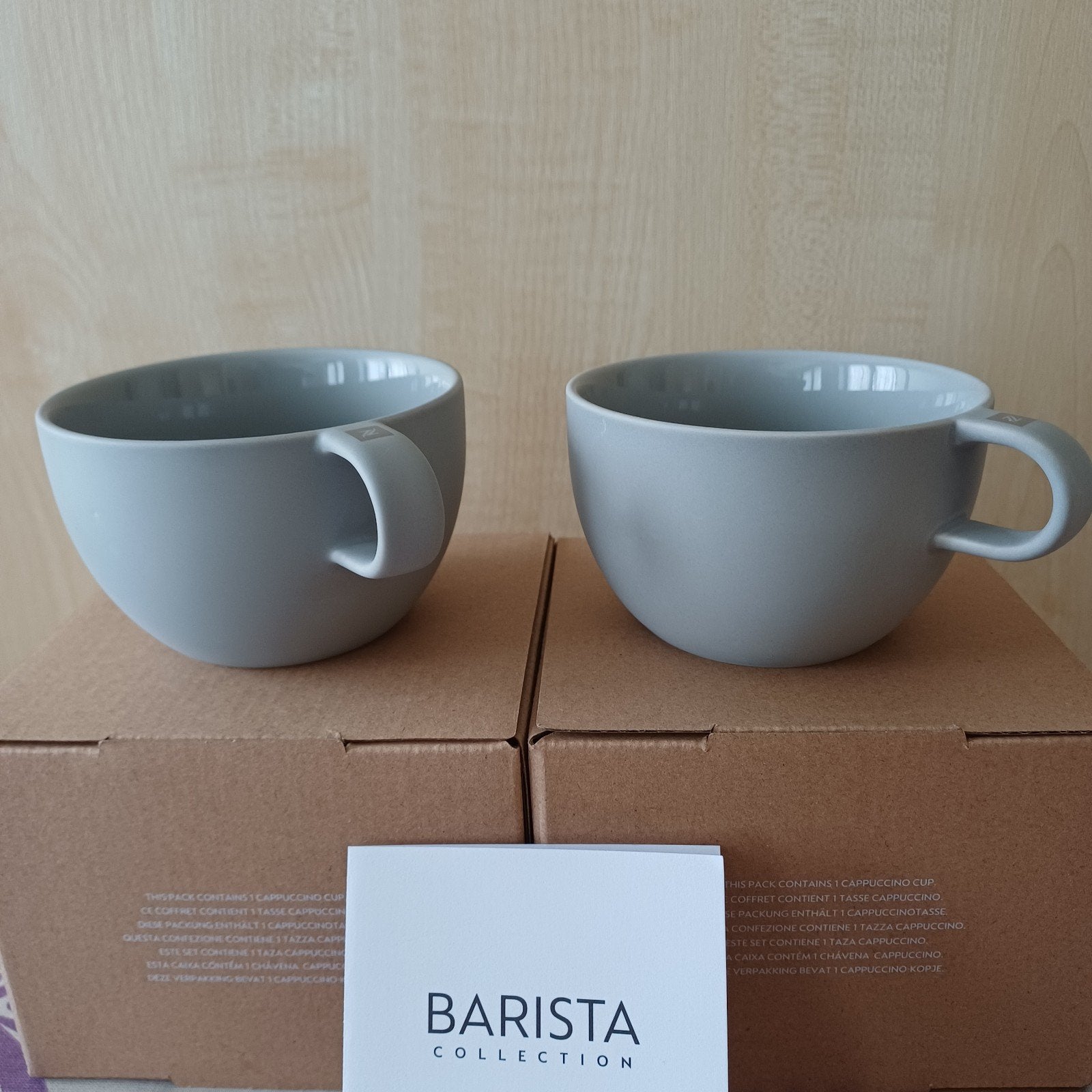 2 nieuwe Nespresso barista kopjes, Nieuw, Ophalen of Verzenden, Overige stijlen, Kop(pen) en/of Schotel(s)
