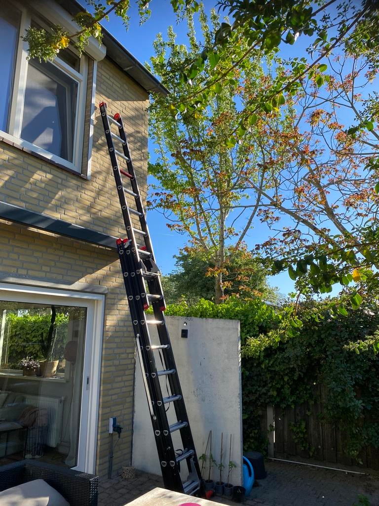 Altrex Mounter 3-delige Rechte Reformladder - 3x10 Sporten, Doe-het-zelf en Verbouw, Ladders en Trappen, Ophalen of Verzenden