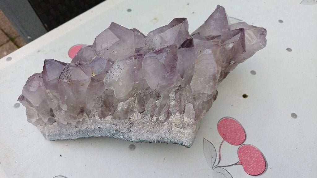 AMT06 Groot stuk Amethyst Minas Gerais Brazilië #verzameling, Ophalen of Verzenden, Mineraal