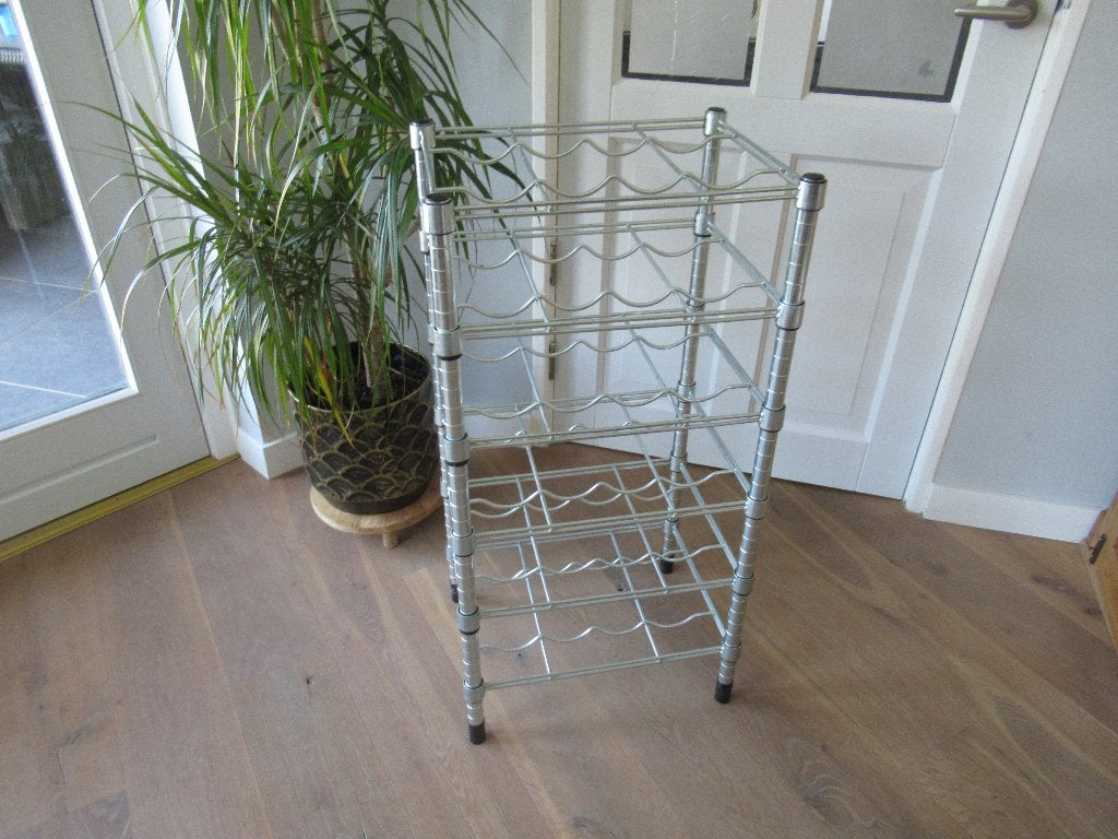 Ikea groot Omar flessenrek voorraadrek wijnrek 24 flessen, 50 – 75, Ophalen of Verzenden, Zo goed als nieuw, 25 flessen of meer