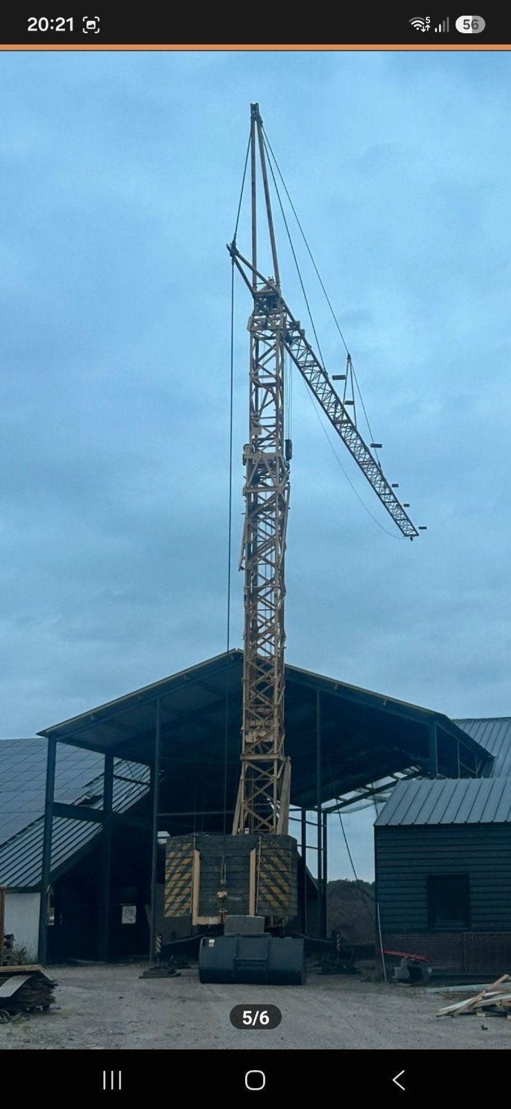 Peiner SMK Bouwkraan 42 meter - Klaar voor transport, Zakelijke goederen, Machines en Bouw | Kranen en Graafmachines, Ophalen of Verzenden