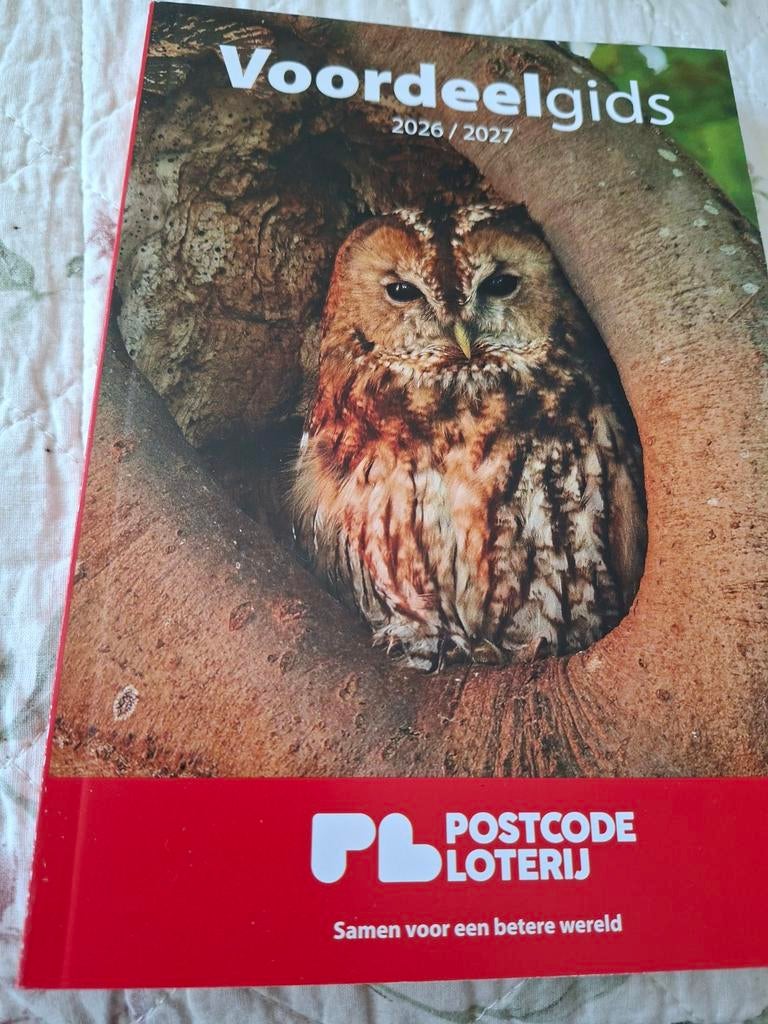 Postcodeloterij NIEUWE Gids, Kortings bonnen. 2026-2027 ️❤️, Ophalen of Verzenden, Nieuw