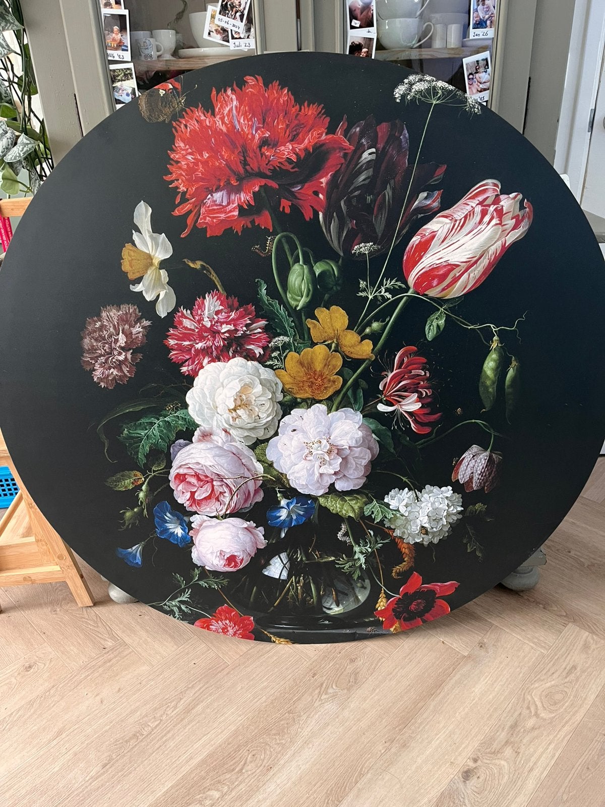 Muurcirkel bloemen, Ophalen, Zo goed als nieuw