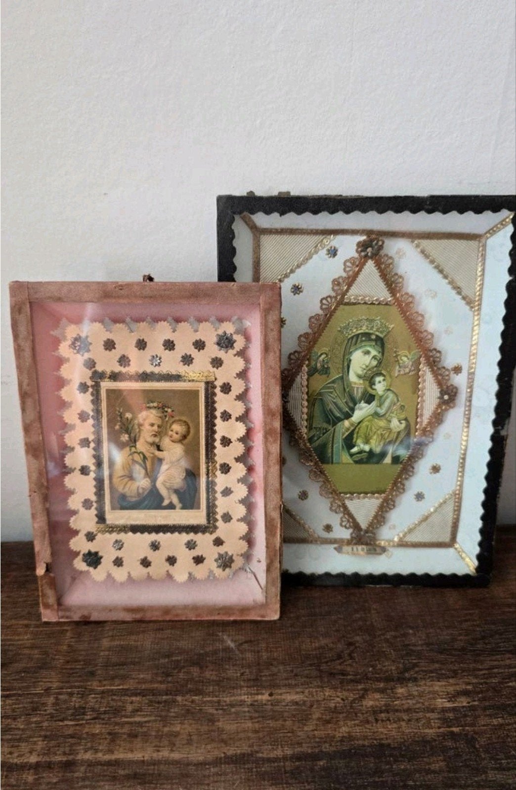 2 reglieuze altaartjes, Antiek en Kunst, Ophalen of Verzenden