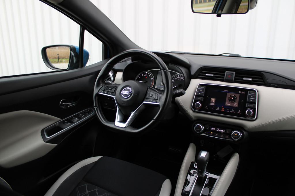 Nissan Micra 1.0 IG-T N-Connecta | Incl. 12 maanden garantie, 12 maanden, Gebruikt, Euro 6, Blauw