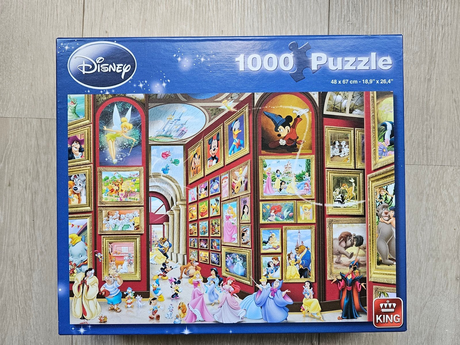Disney puzzel 1000 stukjes King z.g.a.n., Ophalen of Verzenden, 500 t/m 1500 stukjes, Zo goed als nieuw, Legpuzzel