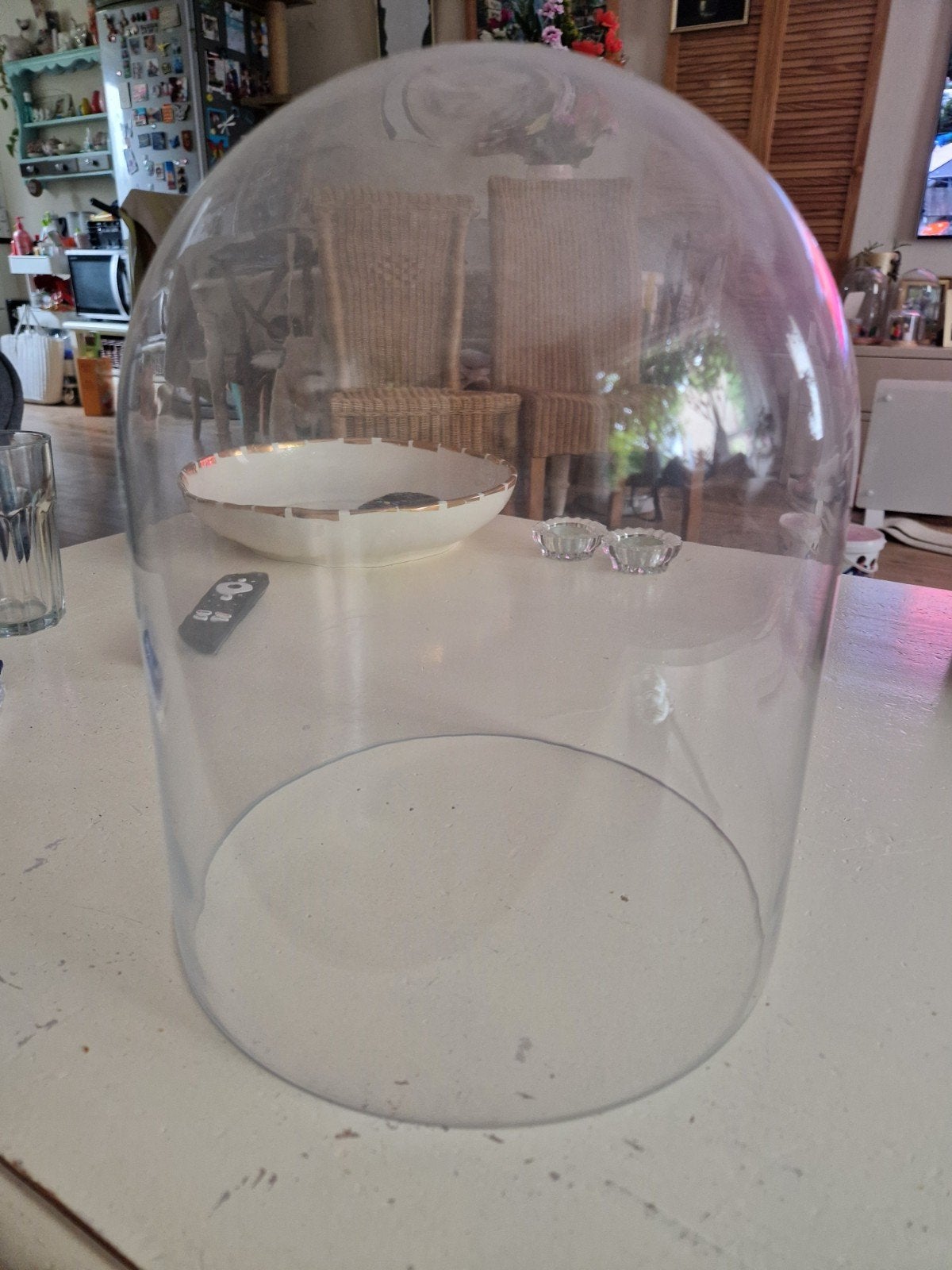 Grote glazen stolp - Perfect voor decoratie, Glas, Ophalen, Gebruikt