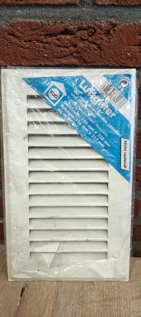 RUG Luchtrooster/Afzuiger met Lamellen - Nieuw, Ophalen of Verzenden