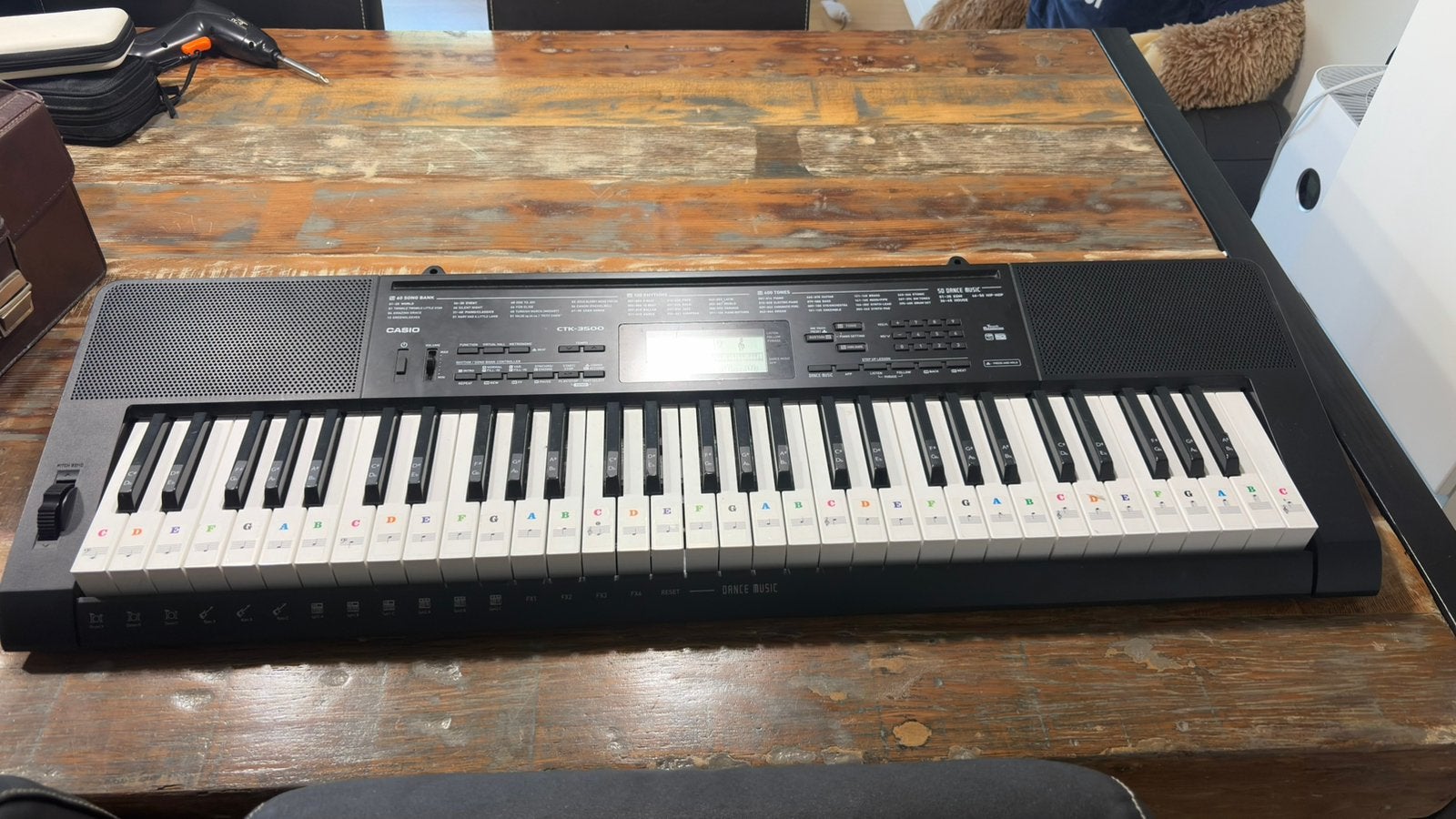 Casio CTK-3500 Keyboard met standaard en originele doos, Muziek en Instrumenten, Keyboards, Casio, 61 toetsen, Ophalen of Verzenden