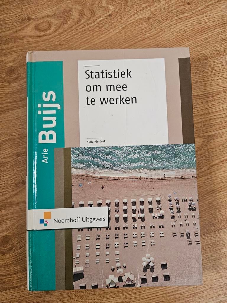 Statistiek om mee te werken - Arie Buijs (Zo goed als nieuw), Arie Buijs, Zo goed als nieuw, Beta, HBO