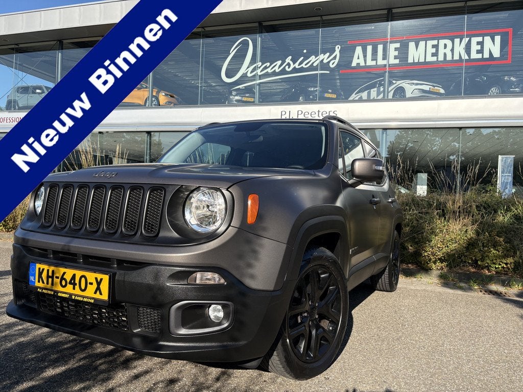 Jeep Renegade 1.4 MultiAir Longitude Airco - Bluetooth - Nav, Auto's, Jeep, Stof, Gebruikt, 4 cilinders, Bruin