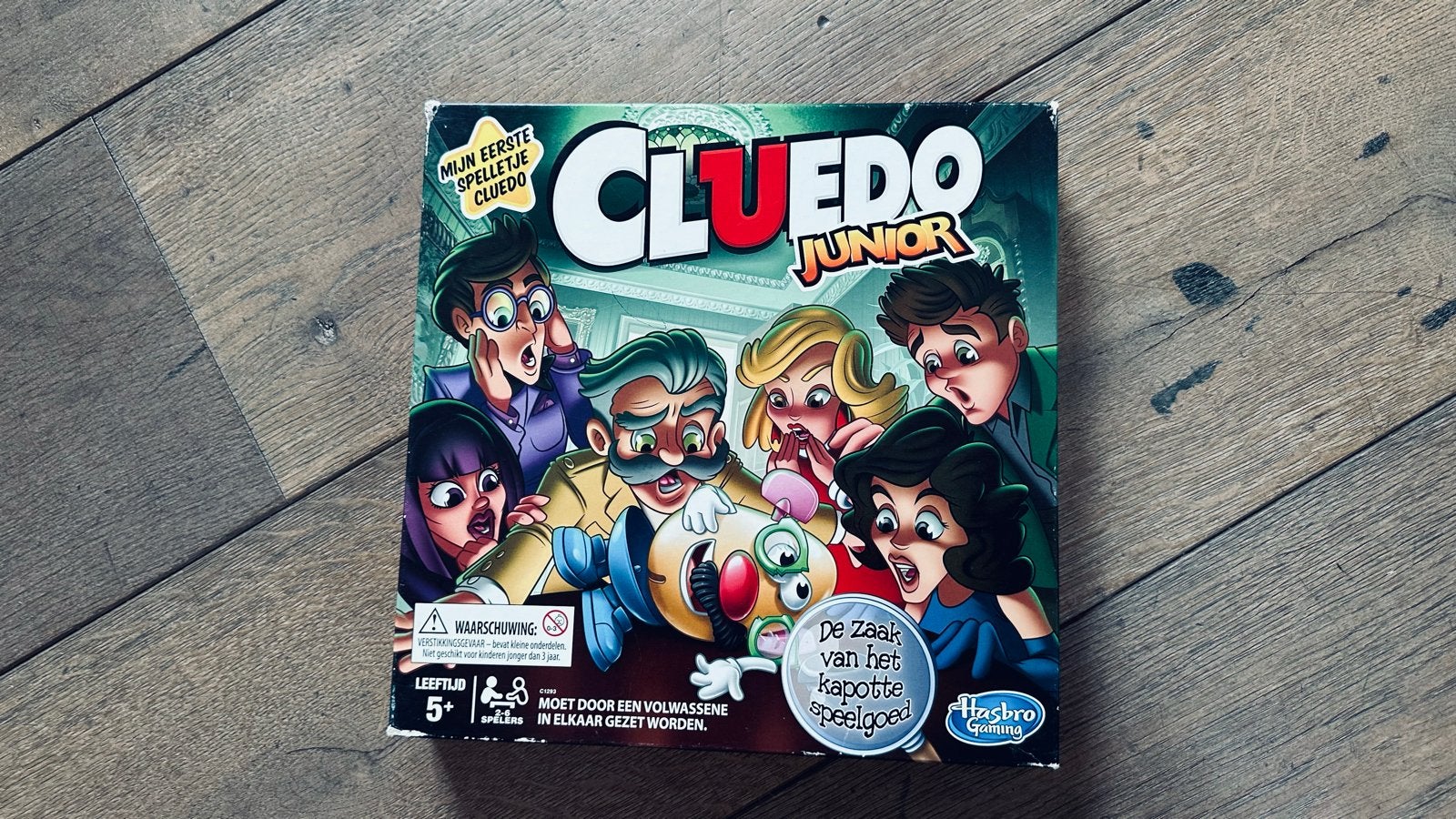 Cluedo Junior: Mijn Eerste Cluedo Spelletje, Drie of vier spelers, Ophalen of Verzenden, Zo goed als nieuw
