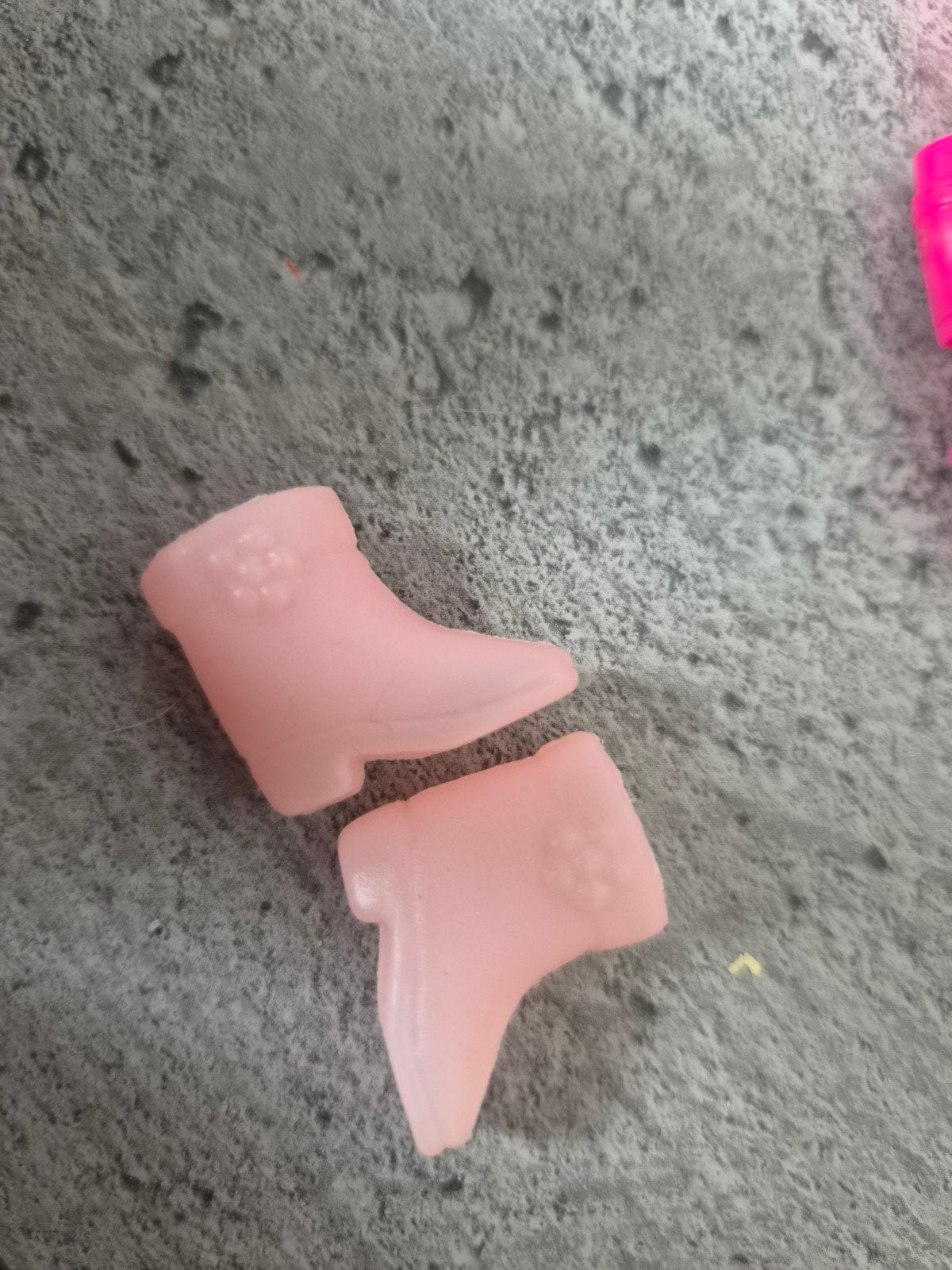 Vintage Barbie Roze Laarzen - Schoenen voor Barbiepop, Ophalen of Verzenden, Gebruikt, Accessoires