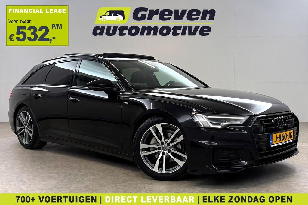 Audi A6 C8 Avant 40 TDI Sport Pro S-Line | Pano | Memory | V, Gebruikt, Euro 6, 2000 kg, Zwart