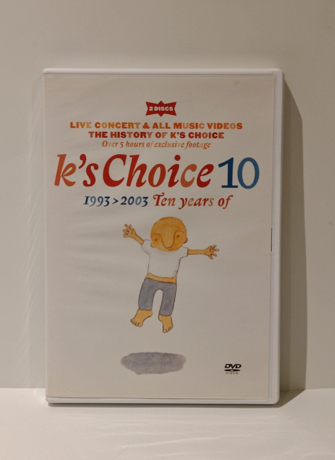K's Choice 10: Live Concert & All Music Videos (2 DVD's), Engels, Alle leeftijden, Nederlands, Inclusief doosje