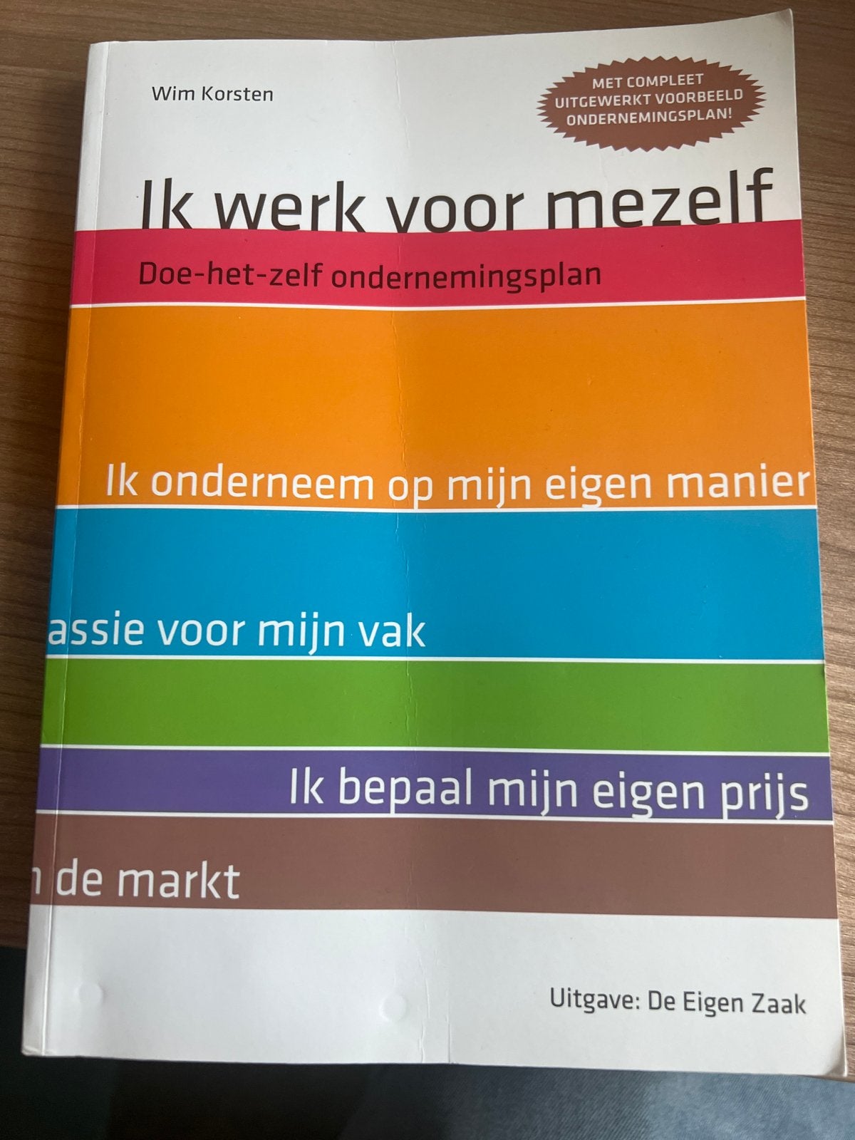 Ik werk voor mezelf - Doe-het-zelf ondernemingsplan, Ophalen of Verzenden, Zo goed als nieuw