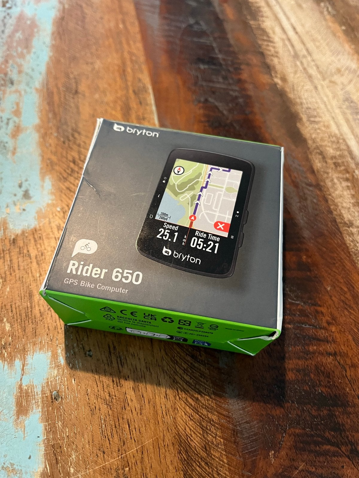 Bryton Rider 650 E GPS Fietscomputer - Zo goed als nieuw, Ophalen of Verzenden, GPS, Zo goed als nieuw