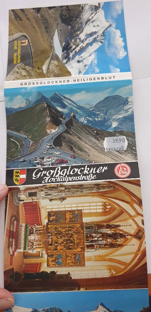 7196 oostenrijk mapje grosslockner, Verzenden, Voor 1920, Overig Europa