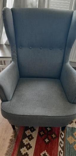 Fauteuils - IKEA Strandmon - 2 stuks!, Huis en Inrichting, Fauteuils, Ophalen, Gebruikt, 75 tot 100 cm, Stof