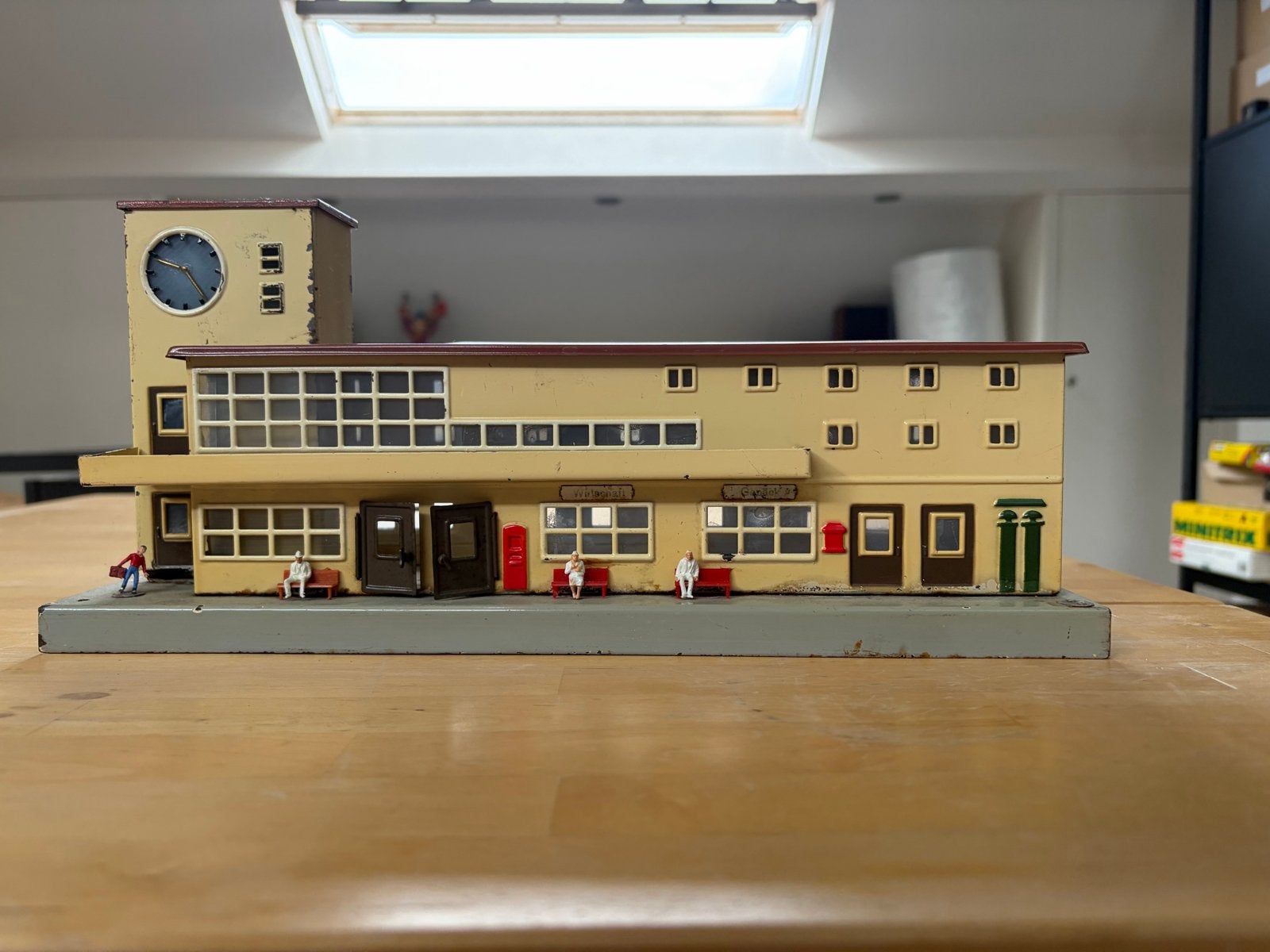 Märklin Station Gebouw - 418 Vintage Modelspoor, Gebruikt, Gelijkstroom of Wisselstroom, Brug, Tunnel of Gebouw, Ophalen of Verzenden