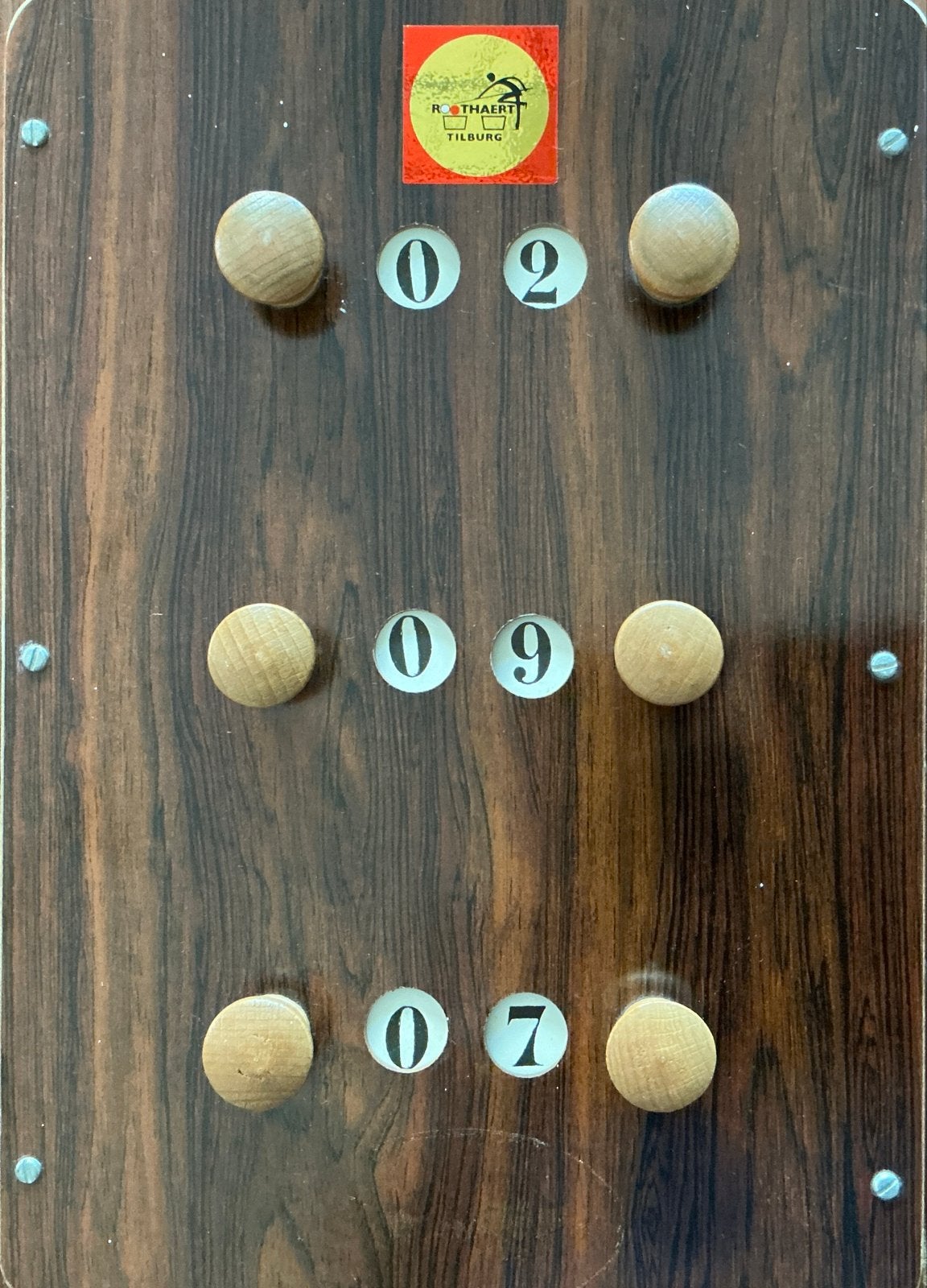 Scorebord biljarten, Sport en Fitness, Biljarten en Poolen, Ophalen, Gebruikt, Overige typen