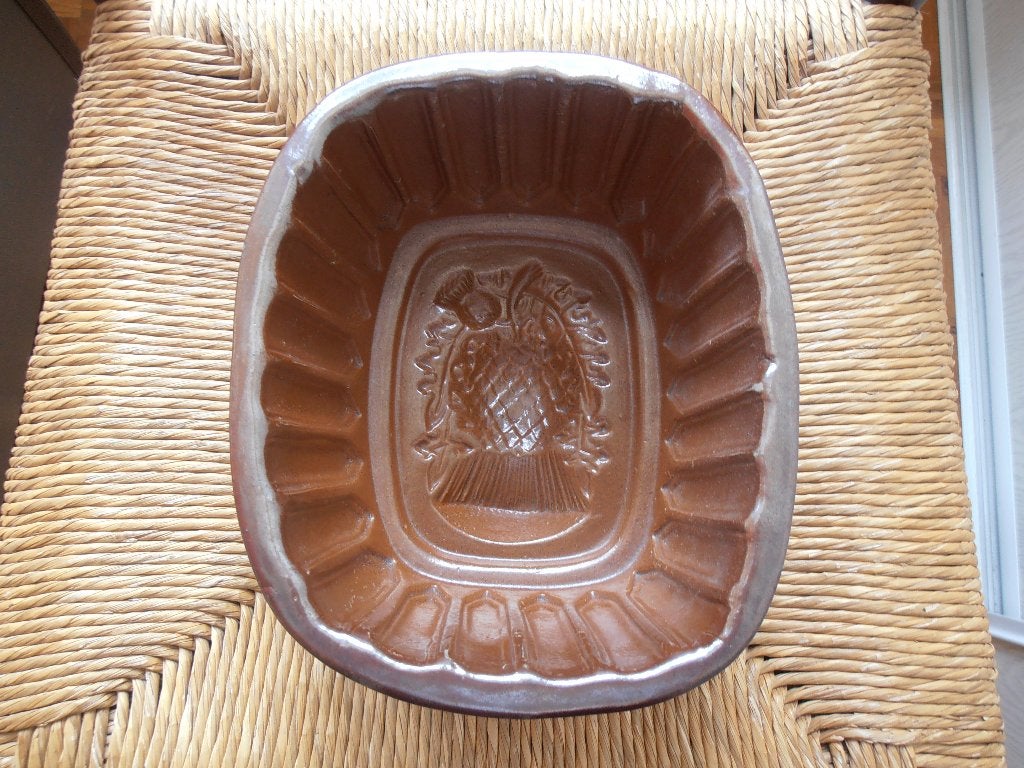 Antieke puddingvorm keramiek, Ophalen of Verzenden