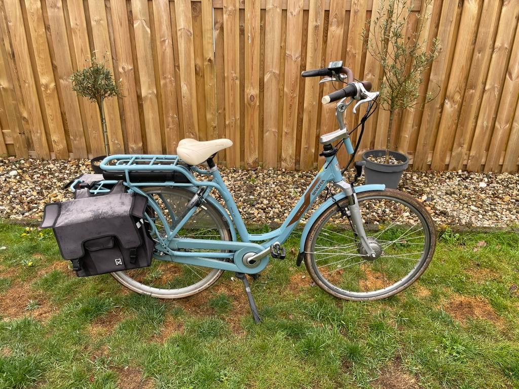 Sparta F7E amazon 4 life baby blauw Elektrische Moederfiets, Fietsen en Brommers, Ophalen, Sparta, Zo goed als nieuw, 51 tot 55 cm