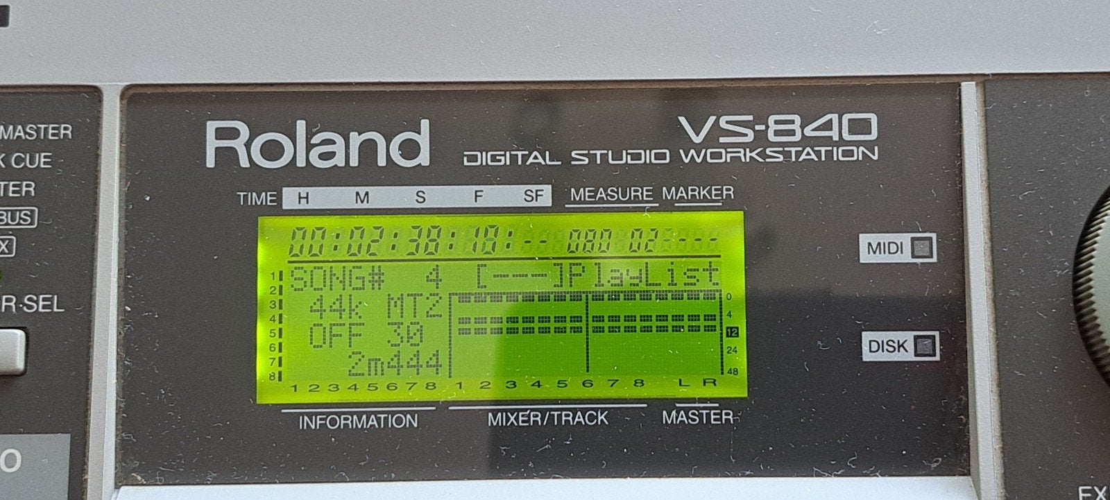Roland VS-840 Digital Studio Workstation met Zip Drives, Muziek en Instrumenten, Mengpanelen, Ophalen of Verzenden, Gebruikt, Minder dan 5 kanalen