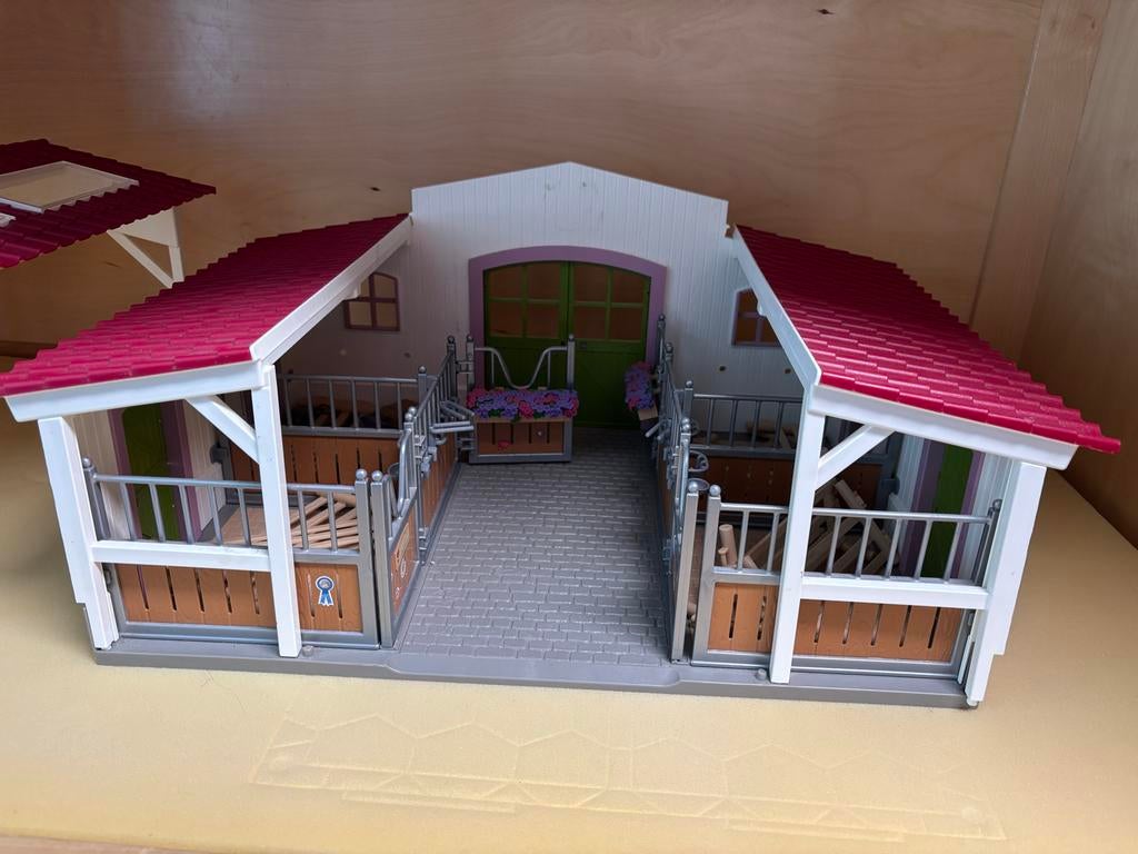 Schleich paardenstal, Ophalen of Verzenden, Gebruikt, Jongen of Meisje