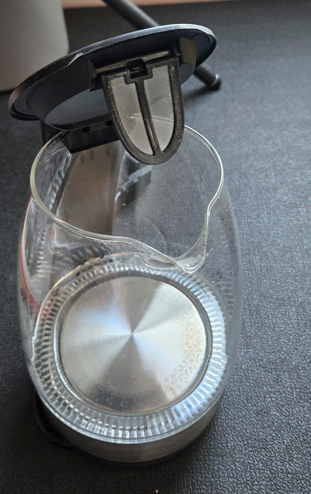 Blokker waterkoker 1.7L - Glas en RVS, 1 tot 2 liter, Ophalen, Gebruikt, Draadloos