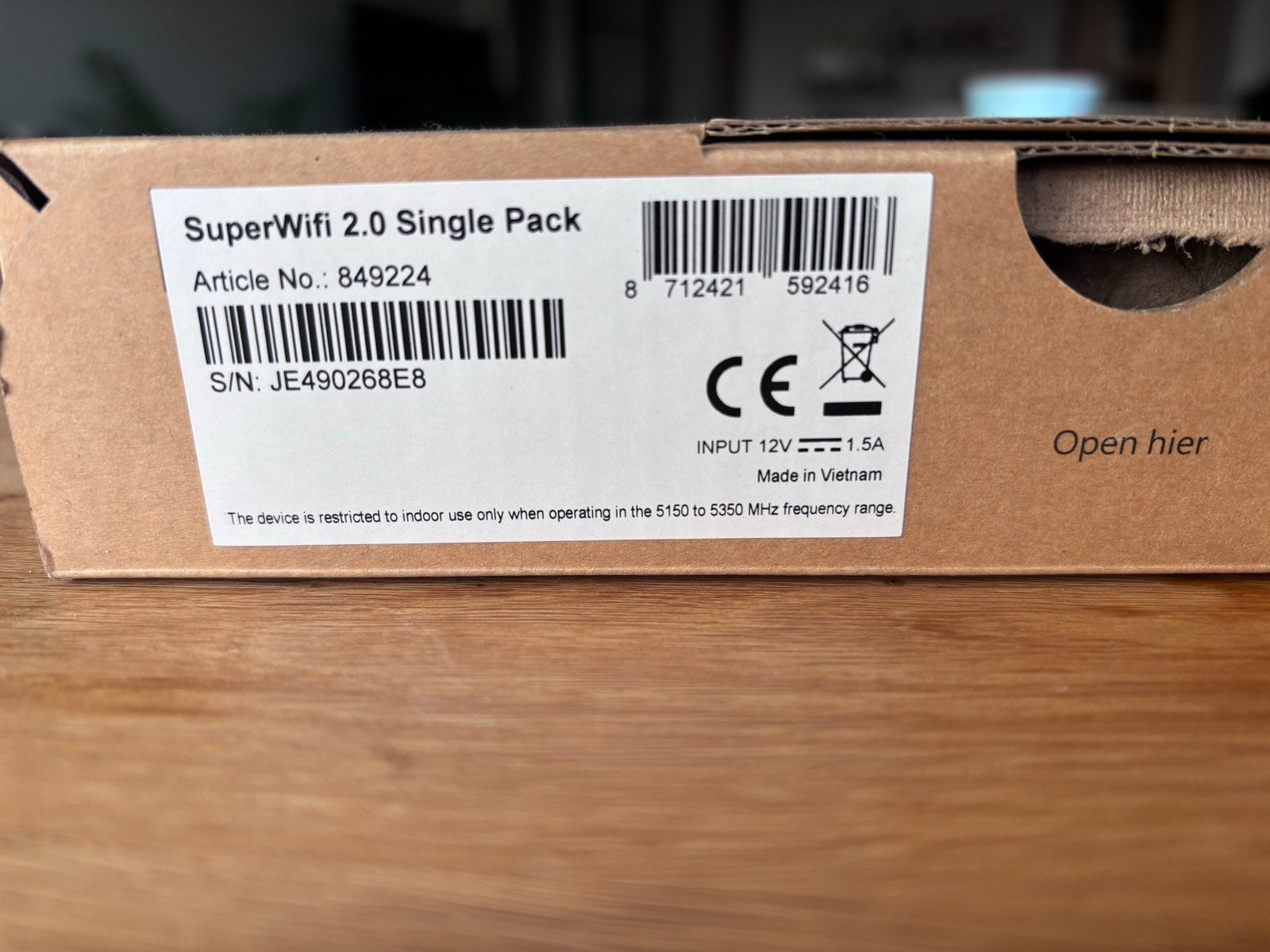 SuperWifi 2.0 Single Pack Router - Nieuw in doos, Ophalen of Verzenden, Nieuw, Router