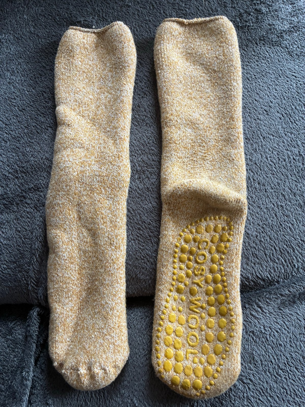 Cosy Wool Antislip Sokken - Maat 39-42, Sokken en Kniesokken, Beige, Ophalen of Verzenden, Zo goed als nieuw